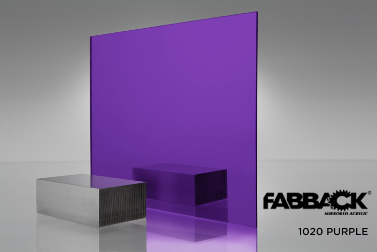 Fabback_Colored_Acrylic_Mirror_1020_Purple Fabback_Colored_Acrylic_Mirror_1020_Purple
