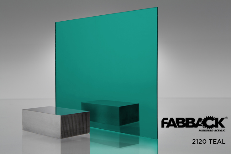Fabback_Colored_Acrylic_Mirror_2120_Teal Fabback_Colored_Acrylic_Mirror_2120_Teal