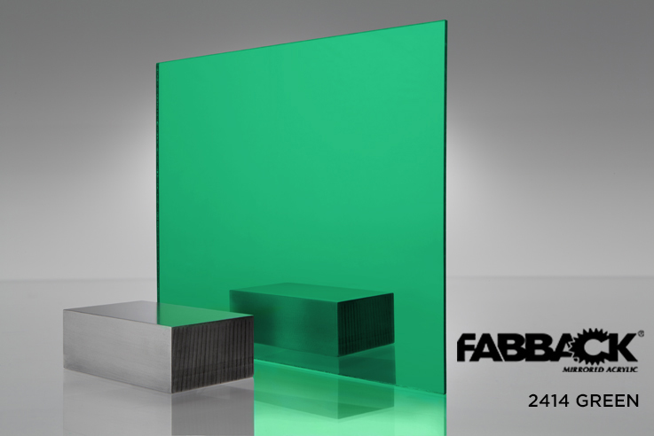 Fabback_Colored_Acrylic_Mirror_2414_Green Fabback_Colored_Acrylic_Mirror_2414_Green